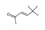 5,5-dimethyl-3-hexen-2-one结构式