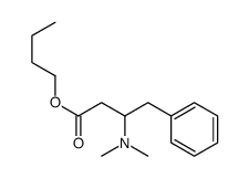 3-(Dimethylamino)-4-phenylbutyric acid butyl ester结构式