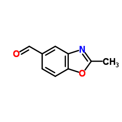 2-Methyl-1,3-benzoxazole-5-carbaldehyde Structure