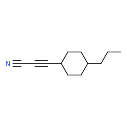 2-Propynenitrile,3-(trans-4-propylcyclohexyl)-(9CI) Structure