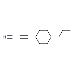 2-Propynenitrile,3-(trans-4-propylcyclohexyl)-(9CI)结构式