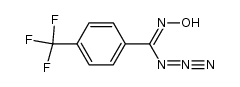 N'-hydroxy-4-(trifluoromethyl)benzimidoyl azide结构式