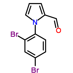 1-(2,4-Dibromophenyl)-1H-pyrrole-2-carbaldehyde Structure