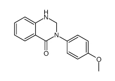 3-(4-methoxy-phenyl)-2,3-dihydro-1H-quinazolin-4-one Structure