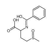 2-benzamido-4-methylsulfinylbutanoic acid结构式