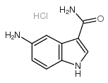 3-(AMINOCARBONYL)-1H-INDOL-5-AMINIUM CHLORIDE Structure
