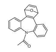 1,4-dihydro-1,4-epoxy-9-acetyl-9H-tribenz(b,d,f)azepine Structure