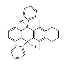 6,11-dimethyl-5,12-diphenyl-5,7,8,9,10,12-hexahydrotetracene-5,12-diol Structure