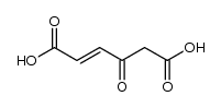 4-oxo-hex-2t-enedioic acid结构式