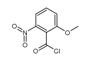 2-Methoxy-6-nitrobenzoyl chloride Structure