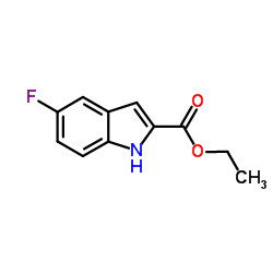 Ethyl 5-fluoro-1H-indole-2-carboxylate Structure