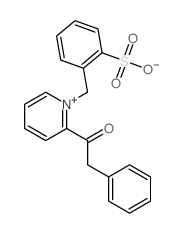2-[[2-(2-phenylacetyl)-2H-pyridin-1-yl]methyl]benzenesulfonic acid Structure