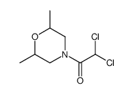 Morpholine, 4-(dichloroacetyl)-2,6-dimethyl- (9CI) structure