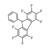 1,2,3,4,5,6,7,8-Octafluoro-9-phenyl-9-phospha-9H-fluorene structure