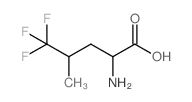 5,5,5-三氟-DL-亮氨酸结构式