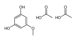 acetic acid,5-methoxybenzene-1,3-diol Structure