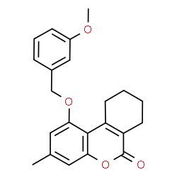 1-[(3-methoxyphenyl)methoxy]-3-methyl-7,8,9,10-tetrahydrobenzo[c]chromen-6-one picture