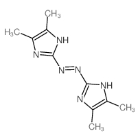 1H-Imidazole,2,2'-azobis[4,5-dimethyl- (9CI) structure