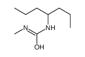 1-heptan-4-yl-3-methylurea结构式