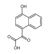 (4-hydroxy-[1]naphthyl)-glyoxylic acid Structure