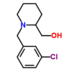 [1-(3-Chlorobenzyl)-2-piperidinyl]methanol Structure