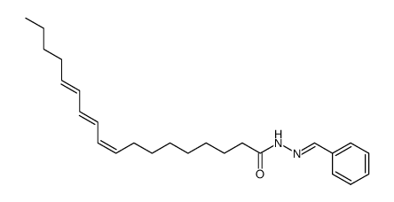 (9Z,11E,13E)-N'-benzylideneoctadeca-9,11,13-trienehydrazide Structure