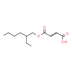 2-ethylhexyl hydrogen 2-butenedioate结构式
