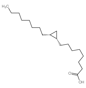 cis-9,10-Methyleneoctadecanoic Acid structure