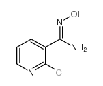 2-CHLORO-N'-HYDROXY-3-PYRIDINECARBOXIMIDAMIDE structure