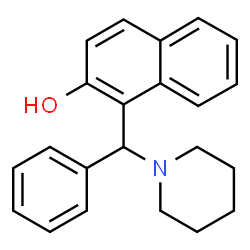 1-((S)-PHENYL(PIPERIDIN-1-YL)METHYL)NAPHTHALEN-2-OL结构式