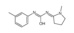 1-(1-Methylpyrrolidin-2-ylidene)-3-(m-tolyl)urea结构式
