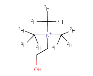 Methyl-d9-choline Structure