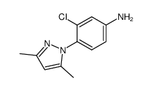 3-chloro-4-(3,5-dimethyl-pyrazol-1-yl)-aniline Structure