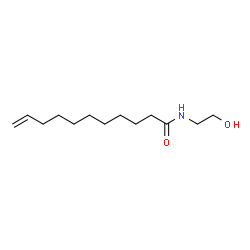 N-(2-hydroxyethyl)undec-10-enamide结构式