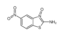 2-Benzothiazolamine,5-nitro-,3-oxide(9CI) structure