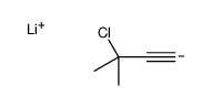 lithium,3-chloro-3-methylbut-1-yne结构式