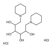 1,6-di(piperidin-1-ium-1-yl)hexane-2,3,4,5-tetrol,dichloride Structure