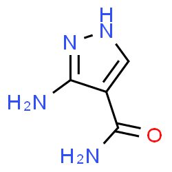 3-AMINO-1(H)-PYRAZOLE-4-CARBOXAMIDE结构式