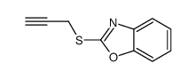 2-prop-2-ynylsulfanyl-1,3-benzoxazole结构式