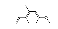 3-methyl-4-propenyl-anisole结构式