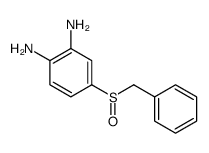 4-benzylsulfinylbenzene-1,2-diamine结构式