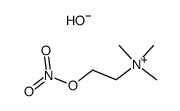 trimethyl-(2-nitryloxy-ethyl)-ammonium, nitric acid ester of choline Structure