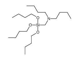 N-butyl-N-(tributoxysilylmethyl)butan-1-amine Structure