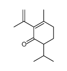 3-methyl-6-propan-2-yl-2-prop-1-en-2-ylcyclohex-2-en-1-one Structure