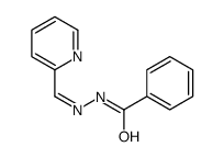 N-(pyridin-2-ylmethylideneamino)benzamide结构式