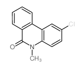 2-chloro-5-methyl-phenanthridin-6-one Structure