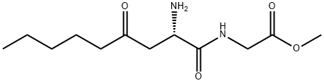 N-[(S)-2-Amino-1,4-dioxononyl]glycine methyl ester Structure