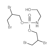 Phosphoramidic acid,(2-hydroxyethyl)-, bis(2,3-dibromopropyl) ester (9CI) Structure