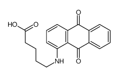 (N-anthraquinonyl-1)-delta-aminovaleric acid Structure