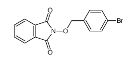 2-(4-bromobenzyloxy)isoindole-1,3-dione Structure